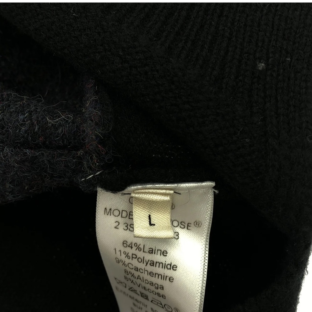 CELINE phoebe philo era Colorblock Sweater size L - Picture 5 of 7